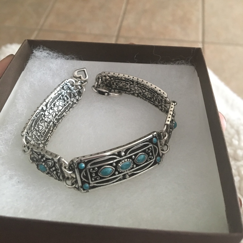 FLASH SALE 🎉 Brighton Silver & Turquoise Bracelet